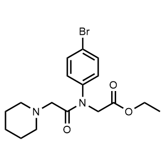 Ethyl 2-(N-(4-bromophenyl)-2-(piperidin-1-yl)acetamido)acetate|CS-0729417