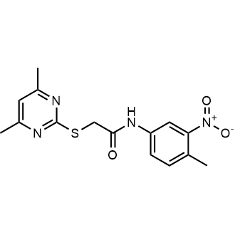 2-((4,6-Dimethylpyrimidin-2-yl)thio)-N-(4-methyl-3-nitrophenyl)acetamide|CS-0729477