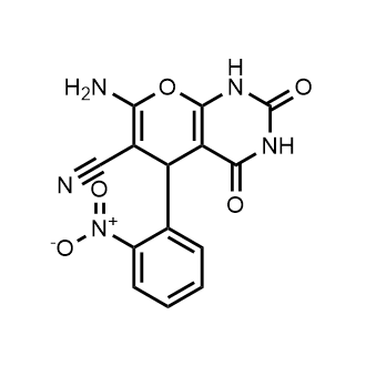 7-Amino-1,3,4,5-tetrahydro-5-(2-nitrophenyl)-2,4-dioxo-2H-pyrano[2,3-d]pyrimidine-6-carbonitrile|CS-0729506