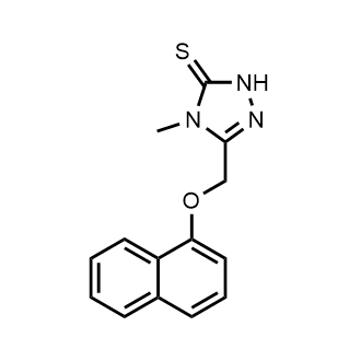 4-Methyl-5-((naphthalen-1-yloxy)methyl)-4H-1,2,4-triazole-3-thiol|CS-0729947