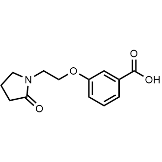 3-(2-(2-Oxopyrrolidin-1-yl)ethoxy)benzoic acid|CS-0730169