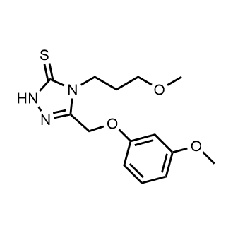 5-((3-Methoxyphenoxy)methyl)-4-(3-methoxypropyl)-4H-1,2,4-triazole-3-thiol|CS-0730334