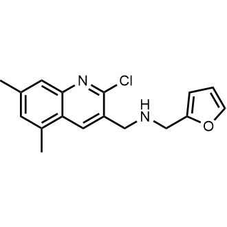 1-(2-Chloro-5,7-dimethylquinolin-3-yl)-N-(furan-2-ylmethyl)methanamine|CS-0730363