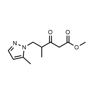 Methyl 4-methyl-5-(5-methyl-1H-pyrazol-1-yl)-3-oxopentanoate|CS-0730399