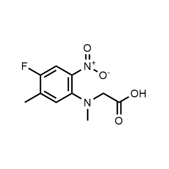 2-((4-Fluoro-5-methyl-2-nitrophenyl)(methyl)amino)acetic acid|CS-0730549