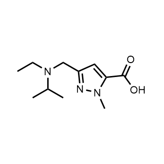 3-((Ethyl(isopropyl)amino)methyl)-1-methyl-1H-pyrazole-5-carboxylic acid|CS-0730612