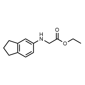 Ethyl 2-((2,3-dihydro-1H-inden-5-yl)amino)acetate|CS-0730645