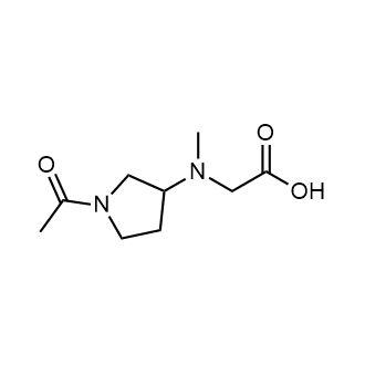2-((1-Acetylpyrrolidin-3-yl)(methyl)amino)acetic acid|CS-0731100