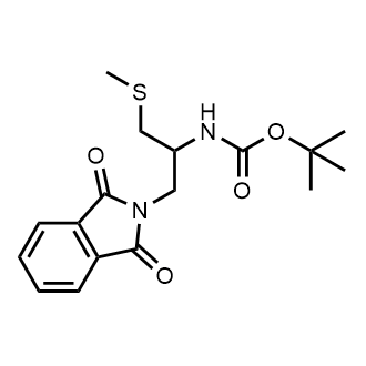 tert-Butyl [2-phthalimido-1-(methylsulfanylmethyl)ethyl]carbamate|CS-0731311