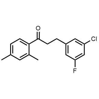 3-(3-Chloro-5-fluorophenyl)-2',4'-dimethylpropiophenone|CS-0731525