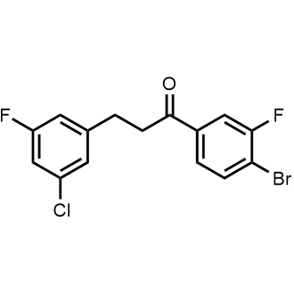 4'-Bromo-3-(3-chloro-5-fluorophenyl)-3'-fluoropropiophenone|CS-0731528