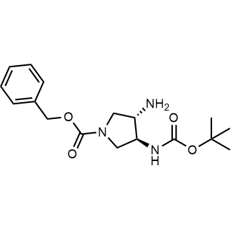 (3S,4S)-Benzyl 3-amino-4-((tert-butoxycarbonyl)amino)pyrrolidine-1-carboxylate|CS-0731702