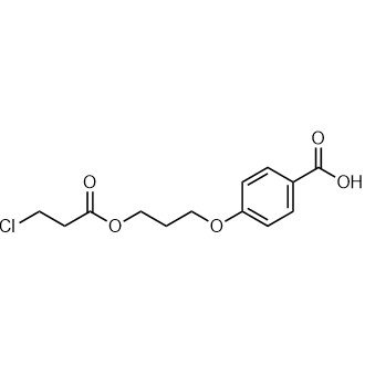 4-(3-((3-Chloropropanoyl)oxy)propoxy)benzoic acid|CS-0731852