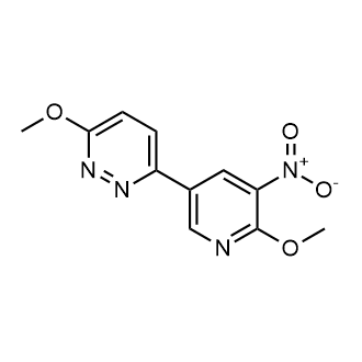 3-Methoxy-6-(6-methoxy-5-nitropyridin-3-yl)pyridazine|CS-0732779