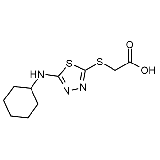 2-((5-(Cyclohexylamino)-1,3,4-thiadiazol-2-yl)thio)acetic acid|CS-0733756