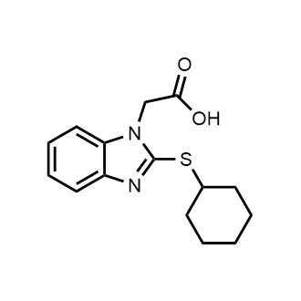2-(2-(Cyclohexylthio)-1H-benzo[d]imidazol-1-yl)acetic acid|CS-0734240