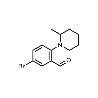 5-Bromo-2-(2-methylpiperidin-1-yl)benzaldehyde|CS-0734353