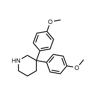 3,3-Bis(4-methoxyphenyl)piperidine|CS-0734385