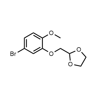 2-((5-Bromo-2-methoxyphenoxy)methyl)-1,3-dioxolane|CS-0734416