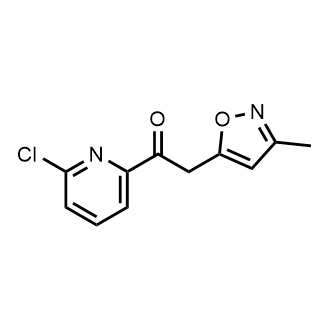 1-(6-Chloropyridin-2-yl)-2-(3-methylisoxazol-5-yl)ethanone|CS-0734647