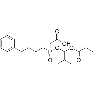 2-((2-Methyl-1-(propionyloxy)propoxy)(4-phenylbutyl)phosphoryl)acetic acid|CS-0734893