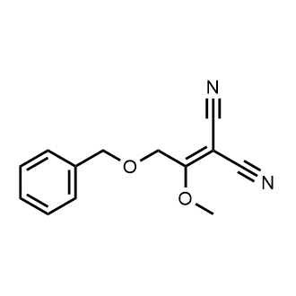 2-(2-(Benzyloxy)-1-methoxyethylidene)malononitrile|CS-0734936