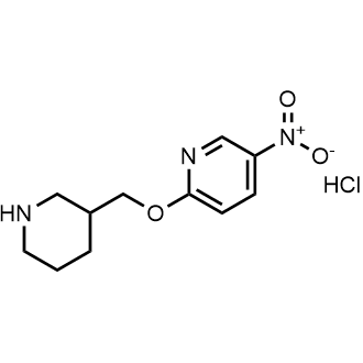 5-Nitro-2-(piperidin-3-ylmethoxy)pyridine hydrochloride|CS-0734991