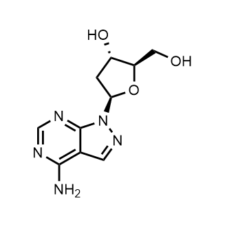 (2R,3S,5R)-5-(4-Amino-1H-pyrazolo[3,4-d]pyrimidin-1-yl)-2-(hydroxymethyl)tetrahydrofuran-3-ol|CS-0735094