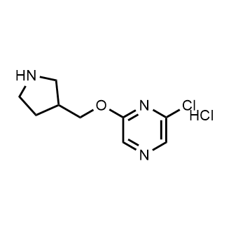2-Chloro-6-(pyrrolidin-3-ylmethoxy)pyrazine hydrochloride|CS-0735189