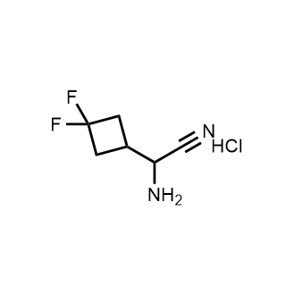 2-Amino-2-(3,3-difluorocyclobutyl)acetonitrile hydrochloride|CS-0735215