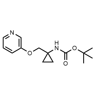 tert-Butyl (1-((pyridin-3-yloxy)methyl)cyclopropyl)carbamate|CS-0735356
