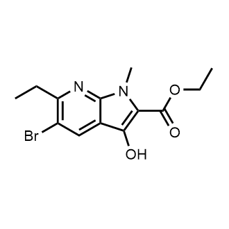 Ethyl 5-bromo-6-ethyl-3-hydroxy-1-methyl-1H-pyrrolo[2,3-b]pyridine-2-carboxylate|CS-0735457