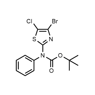 tert-Butyl (4-bromo-5-chlorothiazol-2-yl)(phenyl)carbamate|CS-0735495