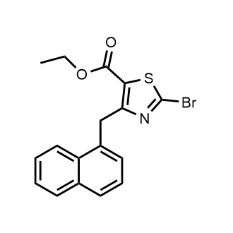Ethyl 2-bromo-4-(naphthalen-1-ylmethyl)thiazole-5-carboxylate|CS-0735513