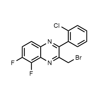 3-(Bromomethyl)-2-(2-chlorophenyl)-5,6-difluoroquinoxaline|CS-0735593