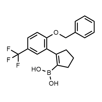 (2-(2-(Benzyloxy)-5-(trifluoromethyl)phenyl)cyclopent-1-en-1-yl)boronic acid|CS-0735637