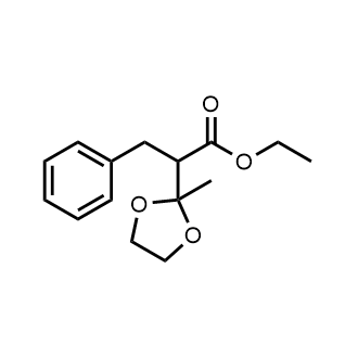 Ethyl 2-(2-methyl-1,3-dioxolan-2-yl)-3-phenylpropanoate|CS-0735656