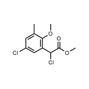 Methyl 2-chloro-2-(5-chloro-2-methoxy-3-methylphenyl)acetate|CS-0735671