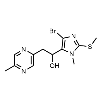 1-(4-Bromo-1-methyl-2-(methylthio)-1H-imidazol-5-yl)-2-(5-methylpyrazin-2-yl)ethanol|CS-0735718