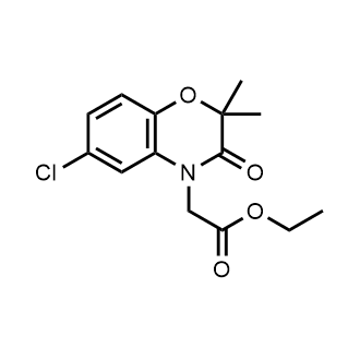 Ethyl 2-(6-chloro-2,2-dimethyl-3-oxo-2H-benzo[b][1,4]oxazin-4(3H)-yl)acetate|CS-0735745
