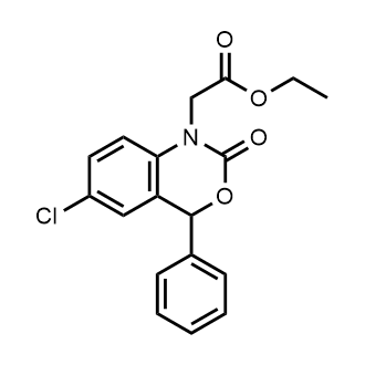 Ethyl 2-(6-chloro-2-oxo-4-phenyl-2,4-dihydro-1H-benzo[d][1,3]oxazin-1-yl)acetate|CS-0735747