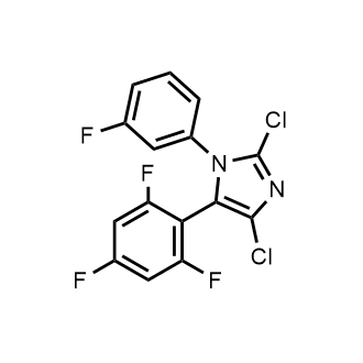 2,4-Dichloro-1-(3-fluorophenyl)-5-(2,4,6-trifluorophenyl)-1H-imidazole|CS-0735777