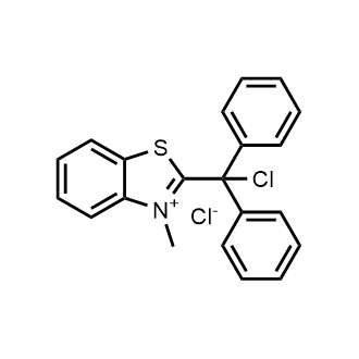 2-(Chlorodiphenylmethyl)-3-methylbenzo[d]thiazol-3-ium chloride|CS-0735801