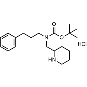 tert-Butyl (3-phenylpropyl)(piperidin-2-ylmethyl)carbamate hydrochloride|CS-0735832