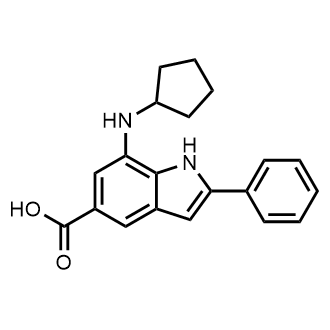 7-(Cyclopentylamino)-2-phenyl-1H-indole-5-carboxylic acid|CS-0735925