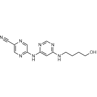 5-((6-((4-Hydroxybutyl)amino)pyrimidin-4-yl)amino)pyrazine-2-carbonitrile|CS-0735991