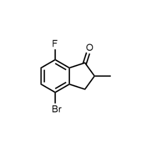 4-Bromo-7-fluoro-2-methyl-2,3-dihydro-1H-inden-1-one|CS-0736110