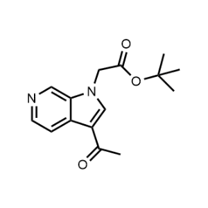 tert-Butyl 2-(3-acetyl-1H-pyrrolo[2,3-c]pyridin-1-yl)acetate|CS-0736130