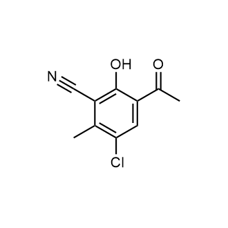 3-Acetyl-5-chloro-2-hydroxy-6-methylbenzonitrile|CS-0736288