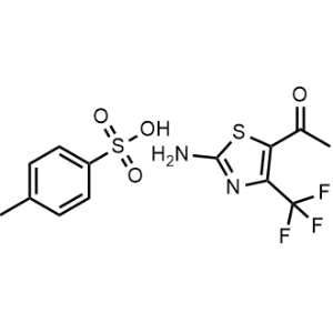 1-(2-Amino-4-(trifluoromethyl)thiazol-5-yl)ethanone 4-methylbenzenesulfonate|CS-0736405